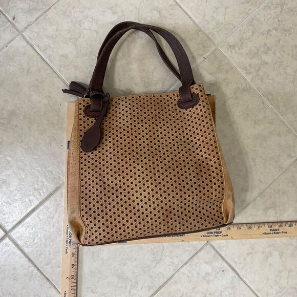 Eve Natural Cork Tote Bag Portugues Bora HandBag Waterproof 13”x15” - Picture 7 of 16